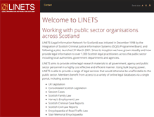 Tablet Screenshot of linets.gov.uk