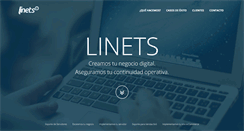 Desktop Screenshot of linets.cl